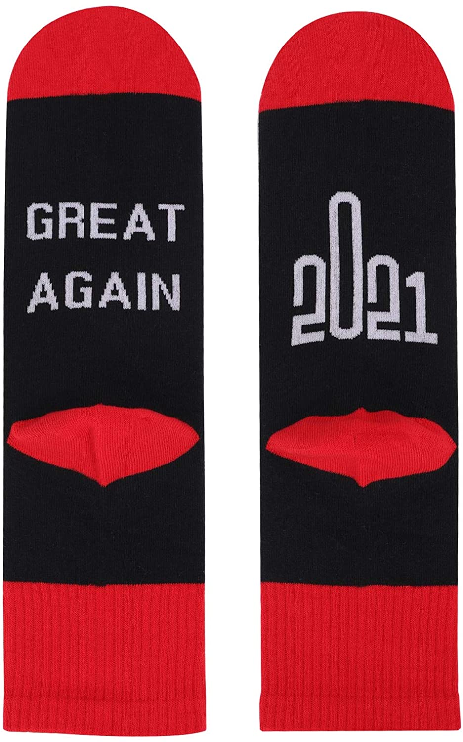 3 Pairs 2021 Socks Middle Finger Socks 2021 Great Again Novelty Socks